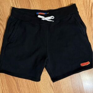 Empyre Black Sweat Shorts with Colorful Graphic